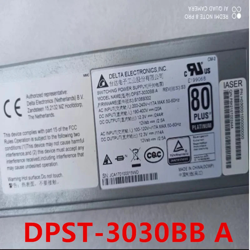 오리지널 전원공급장치 델타 3030W DPST-3030BB A