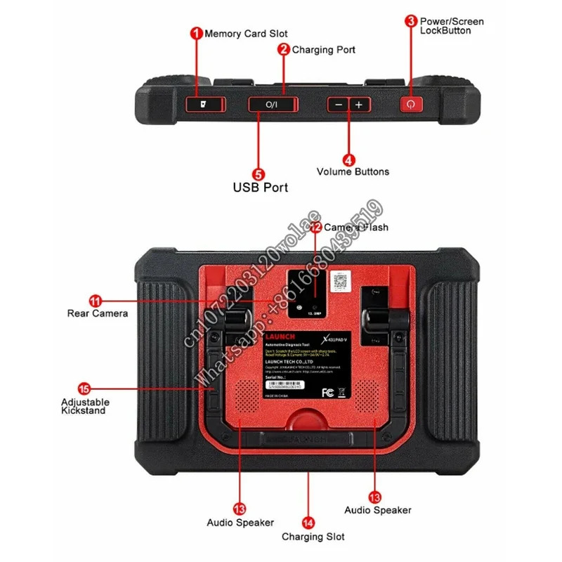 스마트 3.0 자동 전체 시스템 자동차 OBD2 코드 리더 스캐너 온라ECU 프로그래머 진단 도구 X431 PADV PAD 5