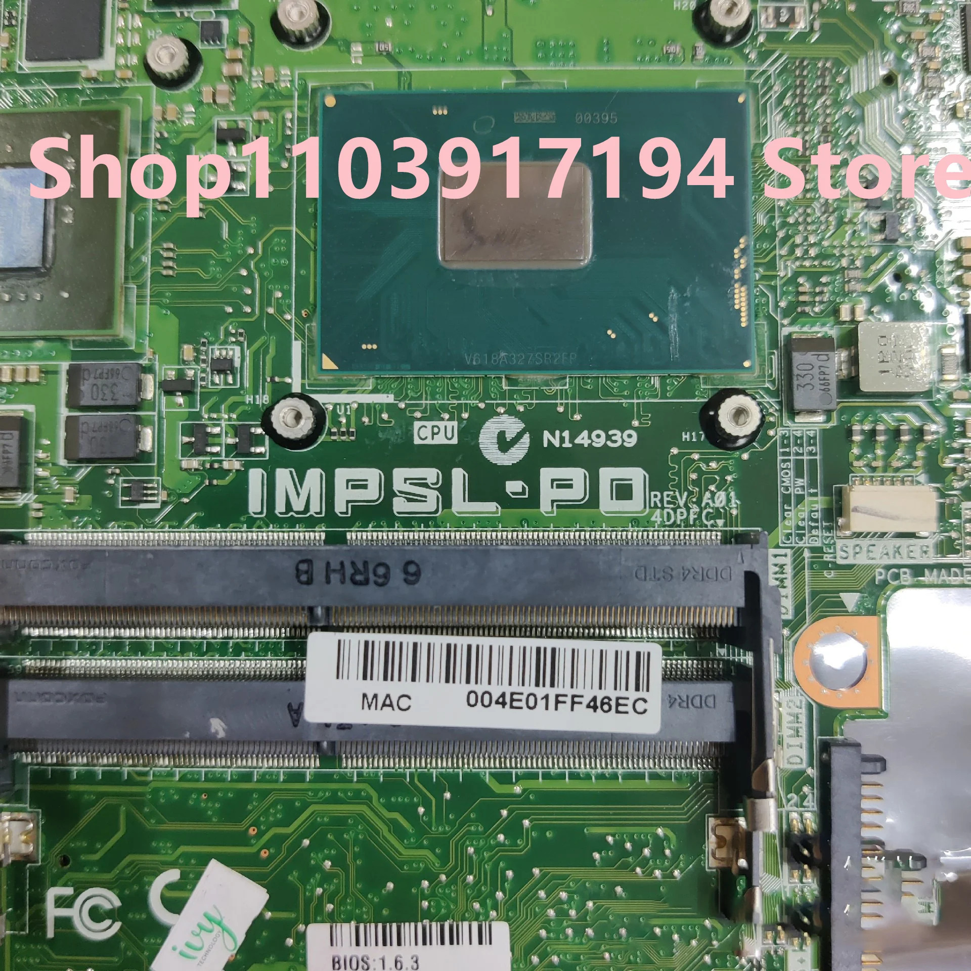 DELL piron 7459 메보드 IMPSL-PD 8GGCV 마더보드