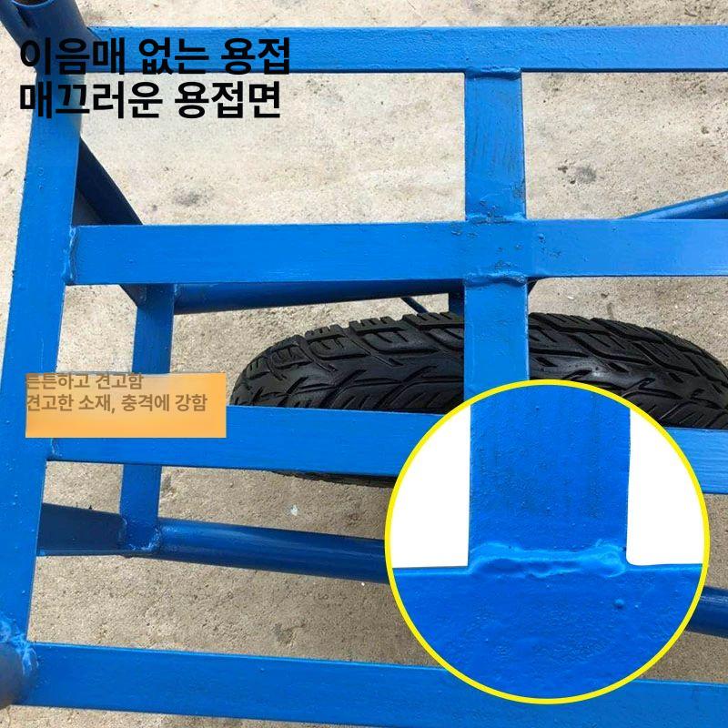 밀차 접이식리어카 접이식카트 대차 손수레 짐수레 접이식핸드카트 사각달리 사륜 - 상세 이미지 4