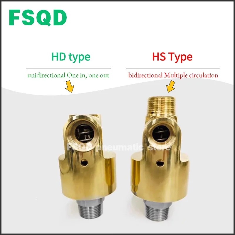HD HS-F15 고속 스위블 조인트 공압 공구 F20 F25 F32 F40 F50 F65 F80 GF15 GF20 GF25 GF32 GF40 GF50 GF65 GF80 타입