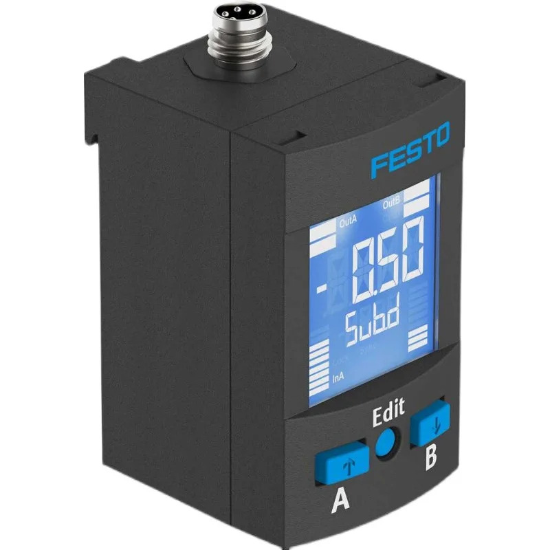 Festo 압력센서 8001221 SPAU-P10R-H-G18FD-L-PNLK-PNVBA-M8U