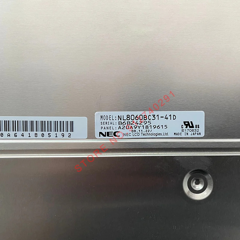 NL8060BC31-41D NEC 12.1 인치 NL8060BA31 41D LCD 디스플레이 스크린 패널