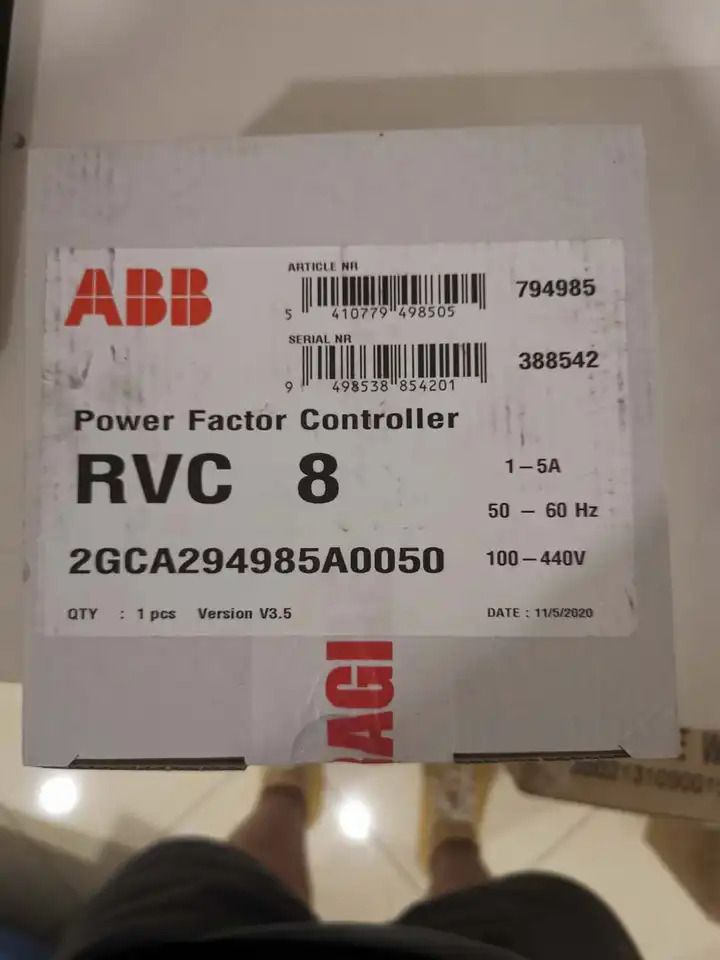 ABB RVC 시리즈 역률 컨트롤러 RVC-8 신
