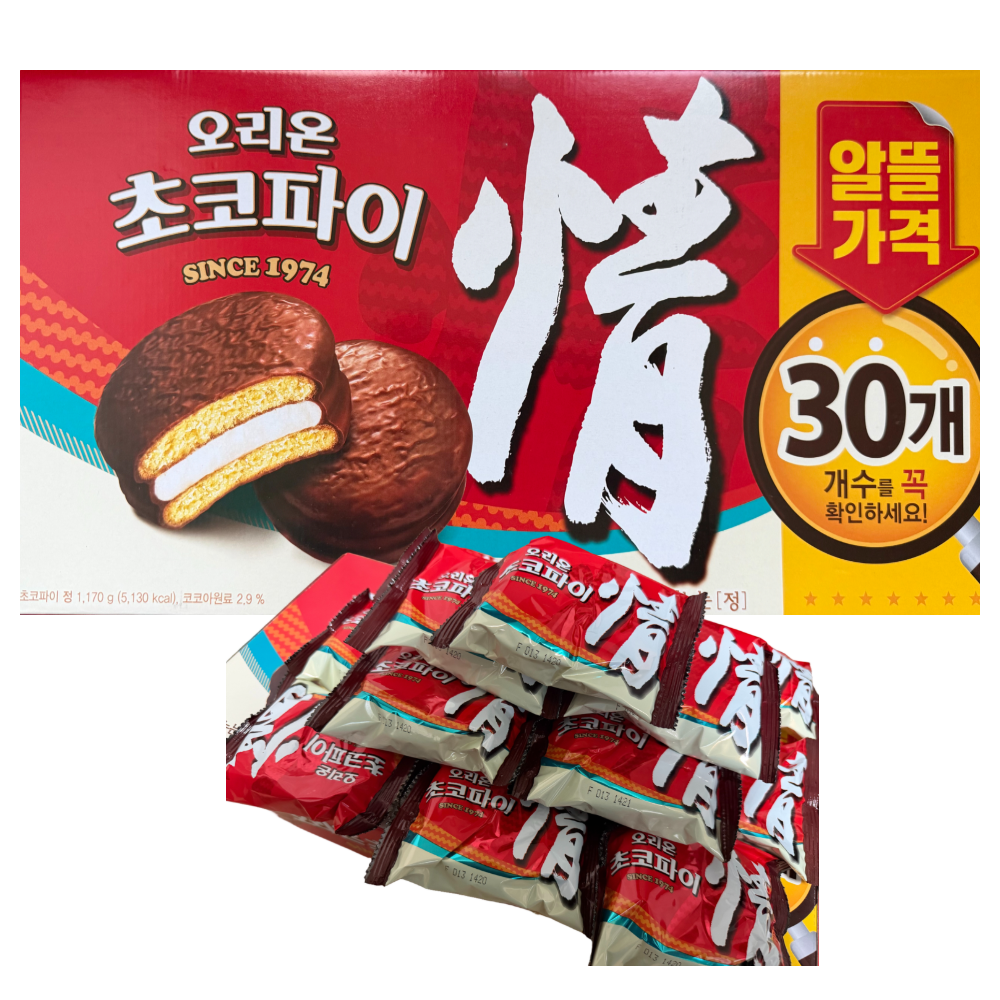 오리온 초코파이 대용량1.17kg 30개입 3개 - 상세 이미지 2