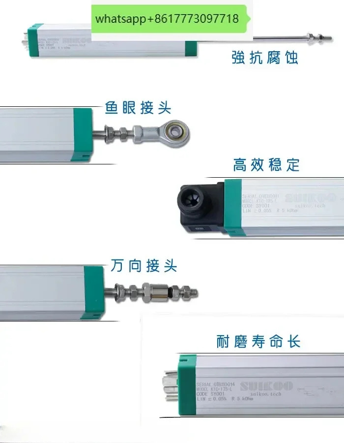 Skala Elektronik untuk Cetak Injeksi 레버 KTC-600 650 700 Mm Cetakan Terbuka 선형 변위센서 Presisi Tinggi