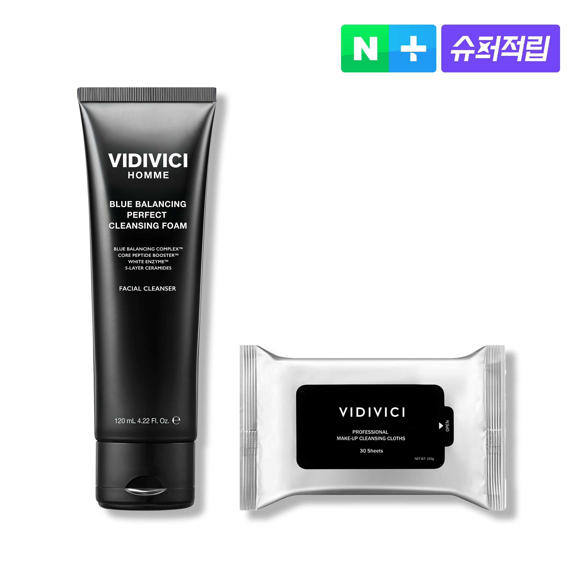 [슈퍼적립] 비디비치 옴므 블루 밸런싱 퍼펙트 클렌징 폼 120ml - 상품 이미지