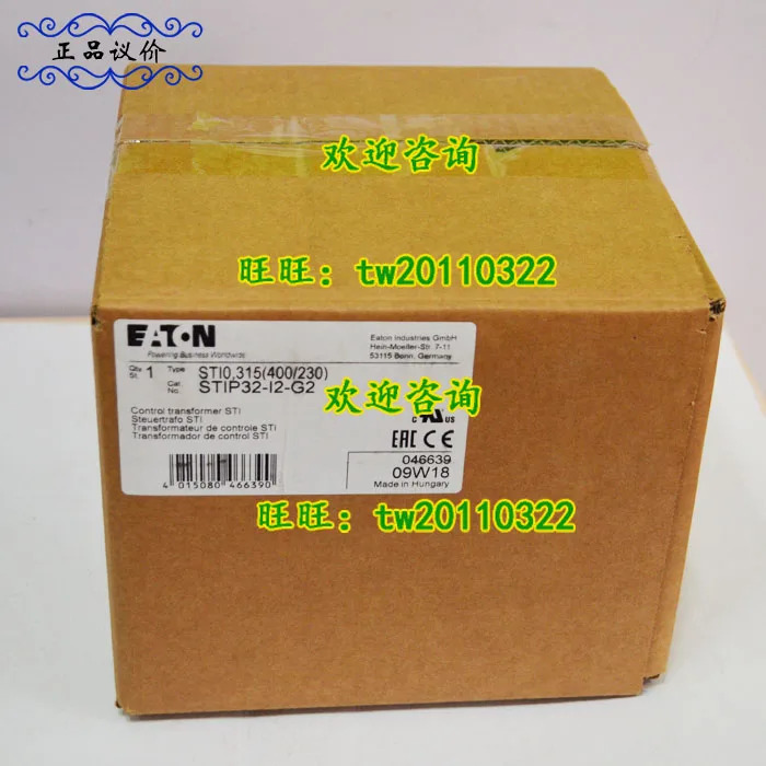 물리적 STI0315 400/230 아메리칸 이튼 ETN 트랜스포머