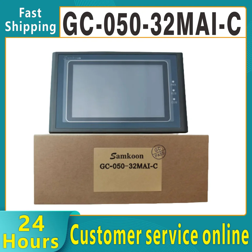오리지널 디스플레이 제어 PLC 통합 기계 GC-050-32MAI-C 인치 터치 스크린