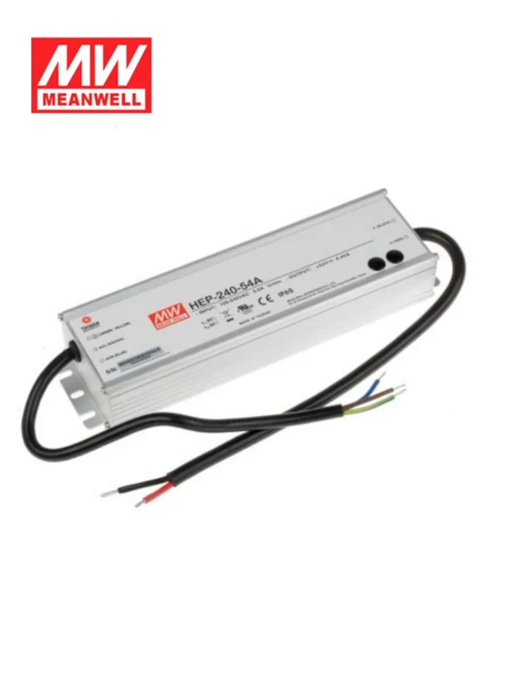 HEP-240 Mingwei 전원공급장치 산업IP68 가혹환경 저항 W 12A 15A 24A 36A 48A 54A