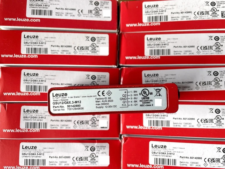 Laoyice LEUZE 슬롯형 투명 라벨 감지 GSU12/G6X.3-M12 GSU12/6GX.3-M12