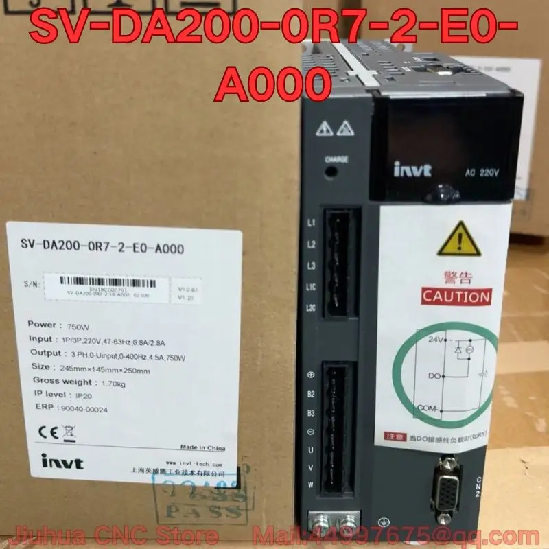 SV-DA200-0R7-2-E0-A000 서보 드라이브