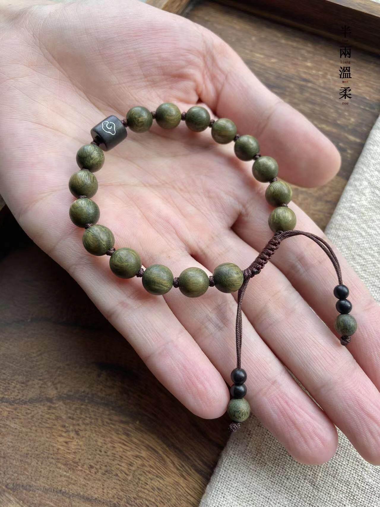 원목 팔찌 엔틱 나무 빈티지 액세서리 악세사리 악세서리 고전 목제 전통 에스닉 - 상세 이미지 2