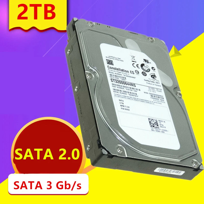 씨게이트 2TB 3.5 인치 SATA 내장 HDD ST32000644NS 7200RPM 3 Gb/s 64MB