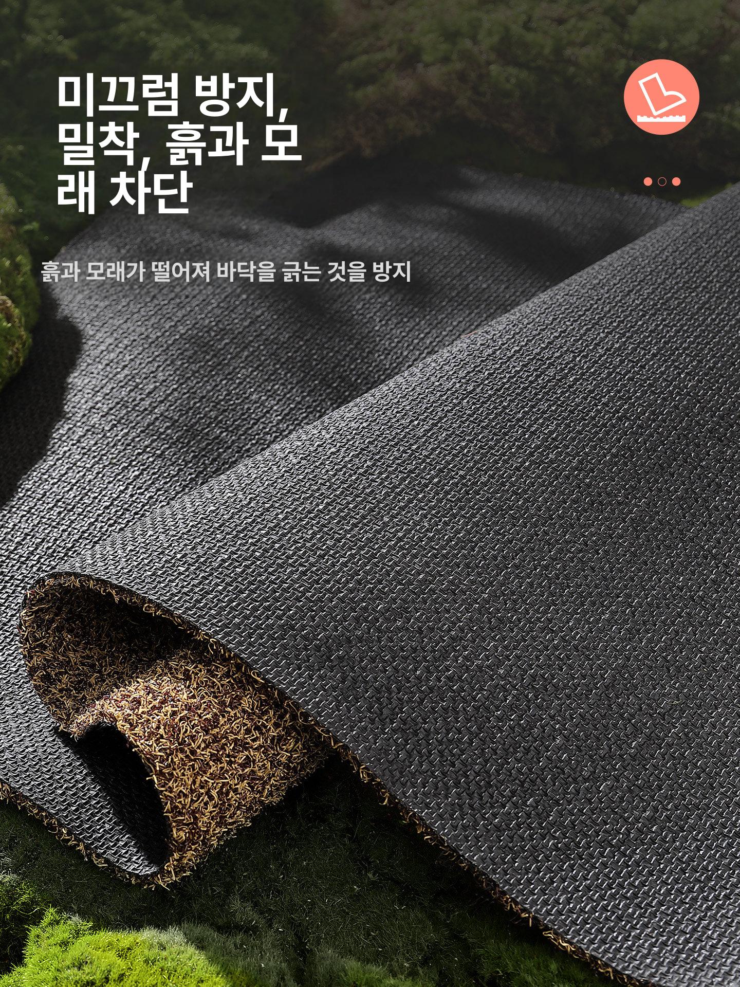 현관 발매트 화장실 사무실 매장 출입구 식당 브릴리언트골드 97 x 150cm - 상세 이미지 4