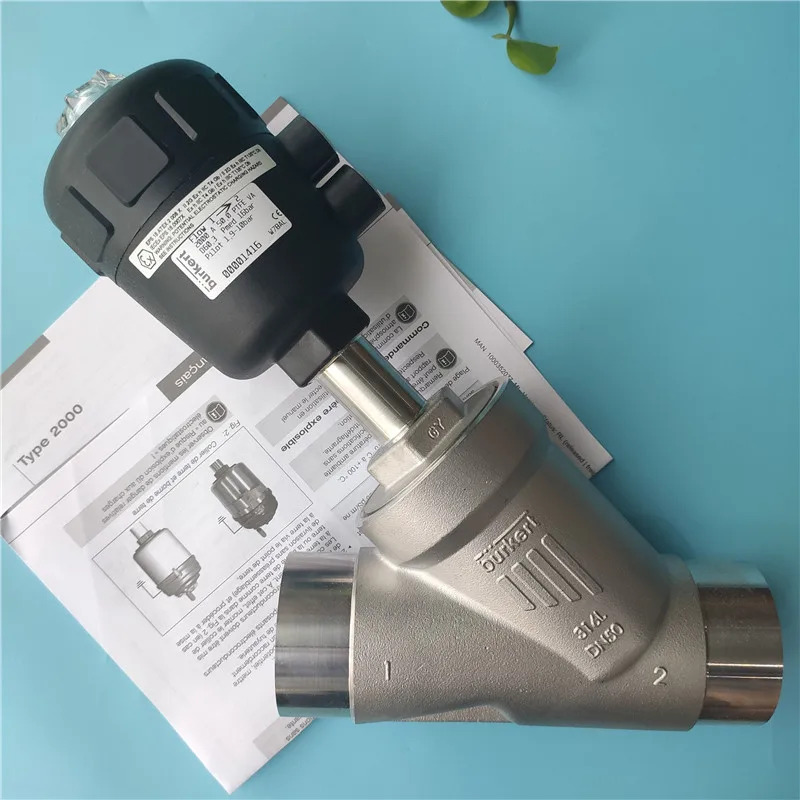독일 Baode Burkert2000 A 앵글 시트 밸브 00001414 00001415 00001416 용접 모델