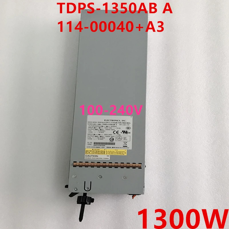 NetApp X763-R6 전원공급장치 TDPS-1350AB A 114-00040 A3 거오리지널 PSU 1300W