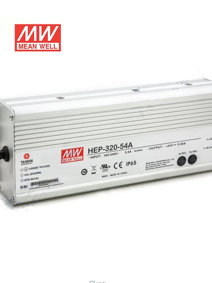 대만 Mingwei 스위칭 전원공급장치 산업 혹환경 HEP-320-12A 15A 24A 36A 48A 54AW