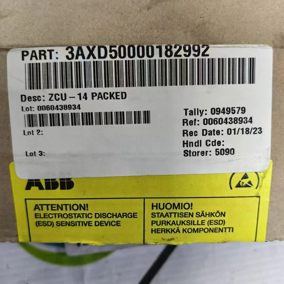 ABB 컨트롤 유닛 ZCU-14 오리지널 포장 3AXD50000182992