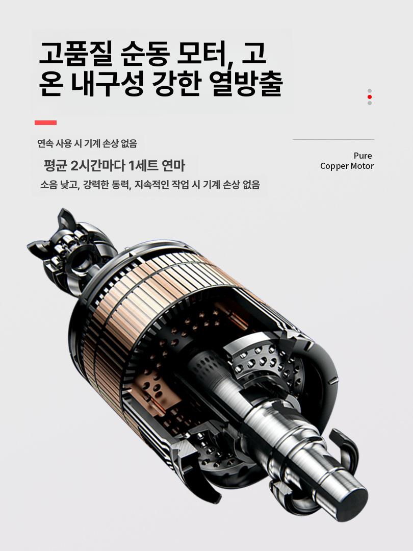 천장벽면샌딩기 건식폴리싱 석고보드연마 도장면정리 전동그라인더 퍼티갈이 긴막대형 인테리어작업 - 상세 이미지 2