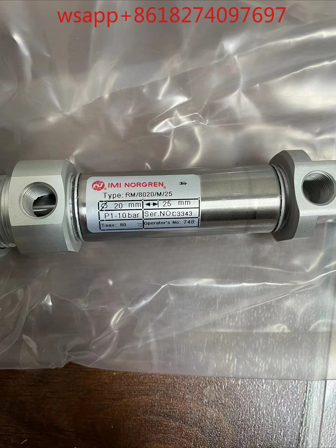 Norgren 실린더 RM/8020/M/25 G1/8