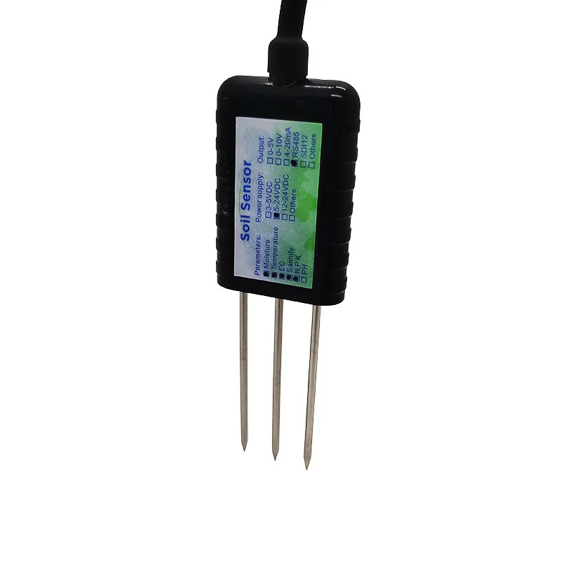 MODBUS LORA LORAWAN 토양 수분 온도 EC 염분 NPK 센서 RS485 915MHZ 868MHZ 7 1