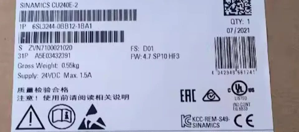 6SL3244-0BB12-1BA1 6ES7332-7ND02-0AB0 6ES7315-2AH14-0AB0 6ES7135-4FB01-0AB0