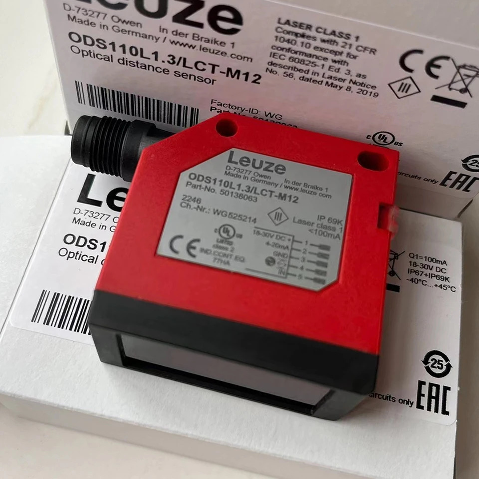 LEUZE 거리 센서 ODS110L1.3LCT-M12 ODS110L1.3 LCT-M12 50138063 신