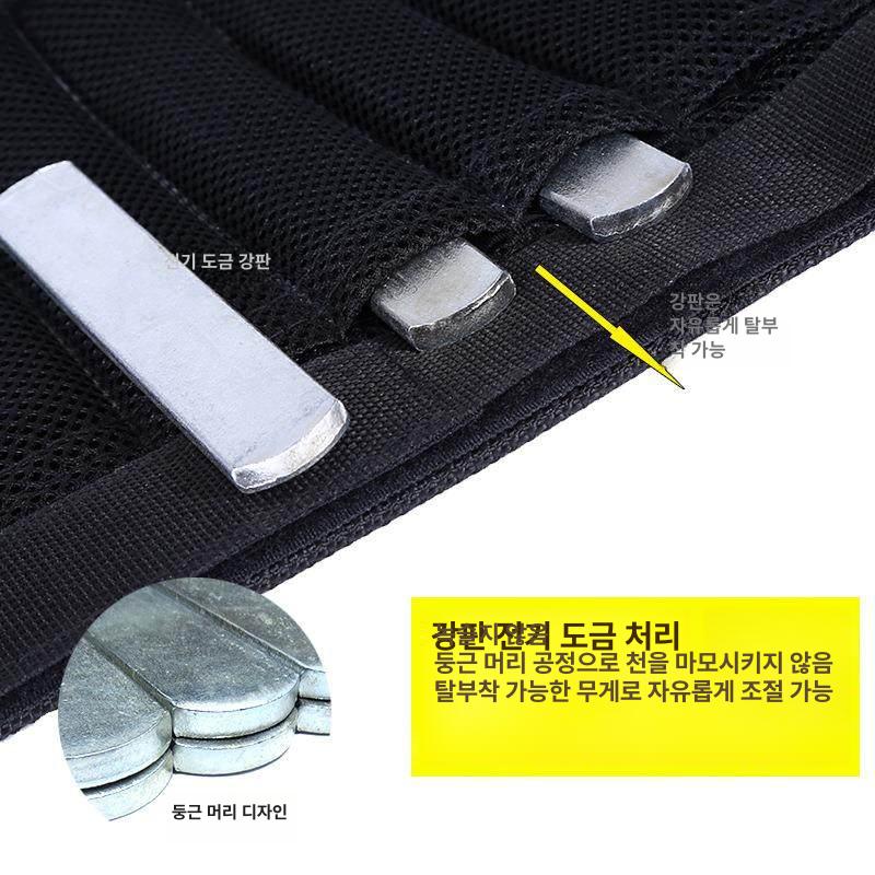 발목 무게주머니 모래 중량 훈련용 다리 밴드 근력 운동 금속 - 상세 이미지 5