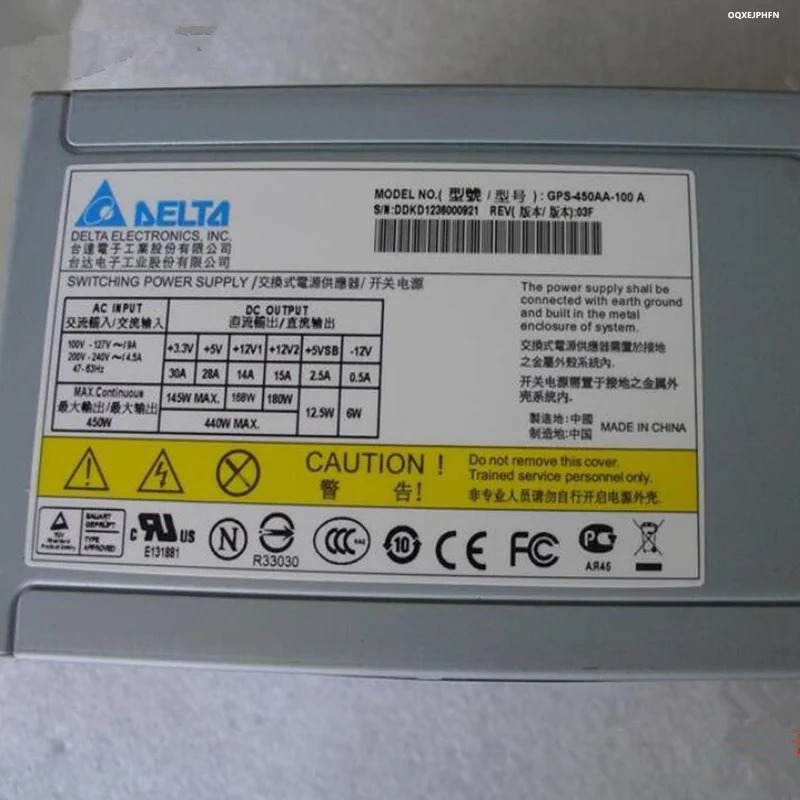 오리지널 전원공급장치 델타 450W GPS-450AA-100A GPS-450AA-100 A