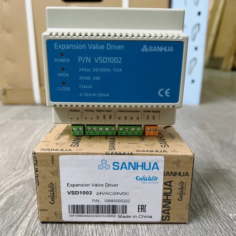 Sanhua 전확장 밸브 드라이버 컨트롤러 VSD1002 24VDC 6W 오리지널 신