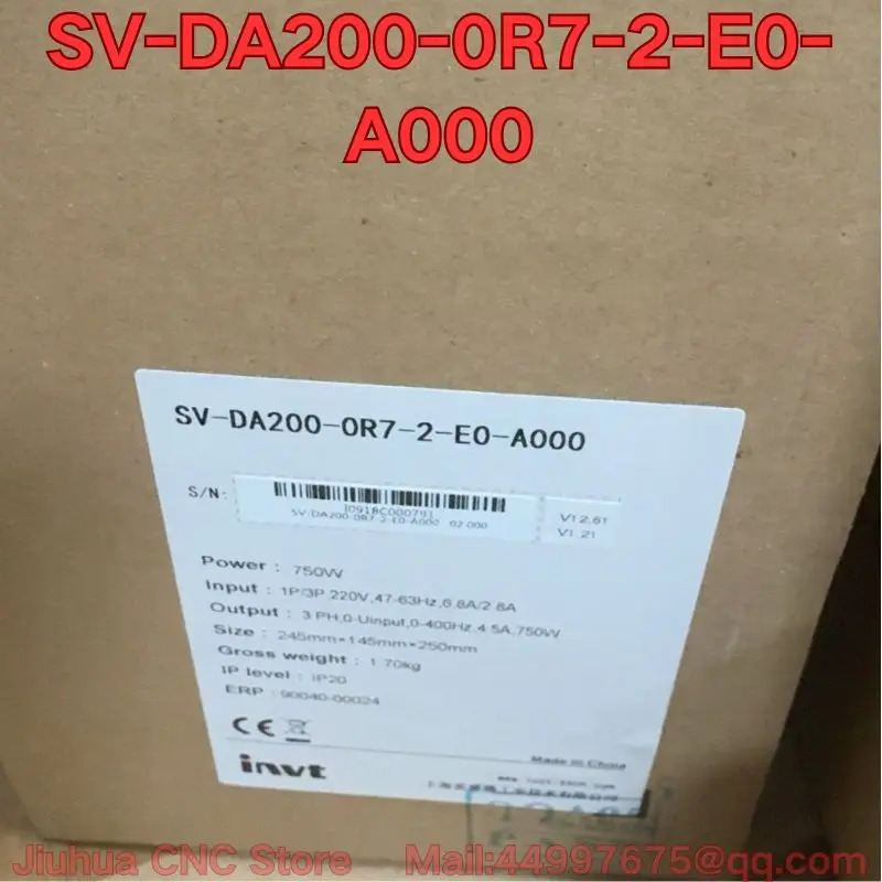 SV-DA200-0R7-2-E0-A000 서보 드라이브