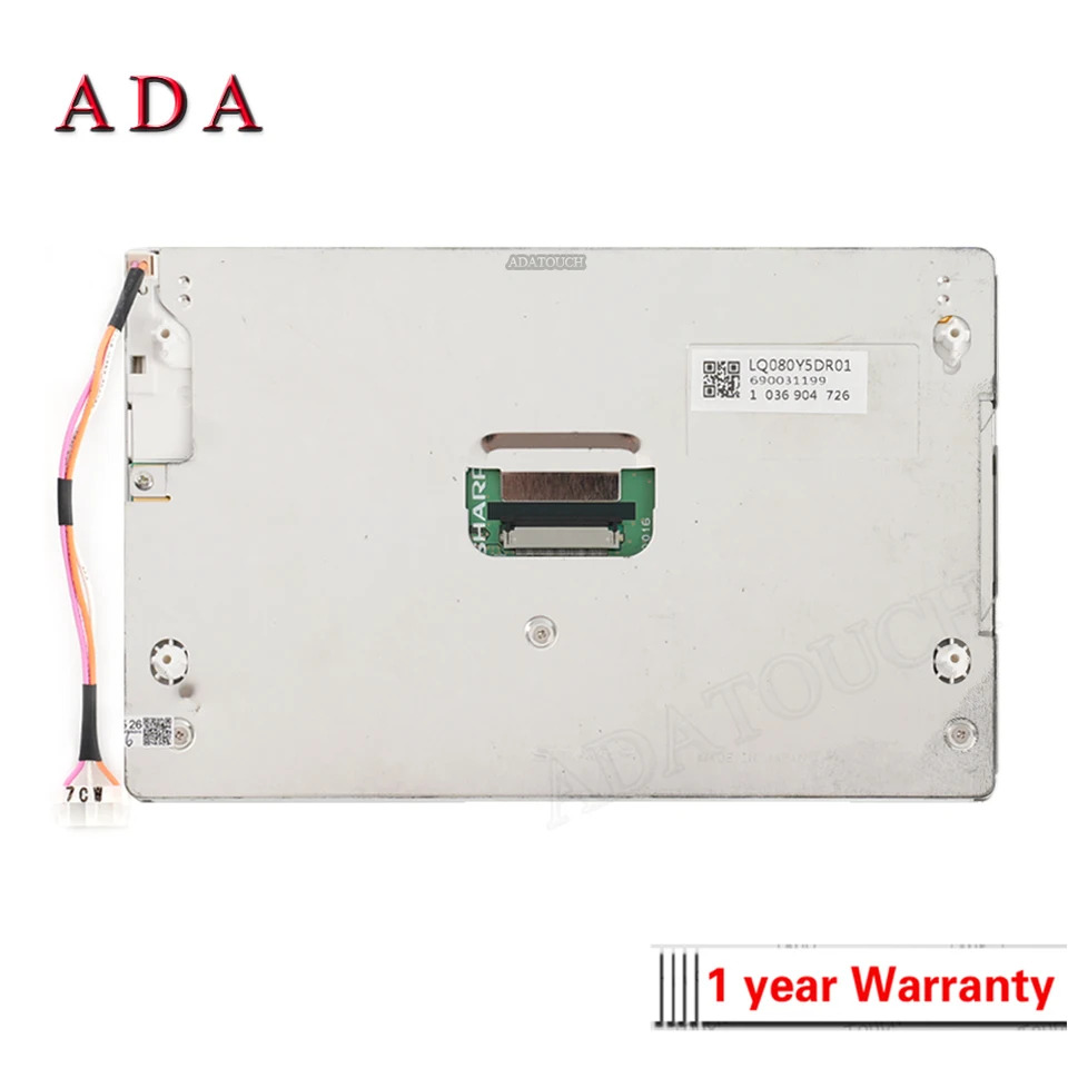 LCD 디스플레이 패널 LQ080Y5DR01 신 오리지널