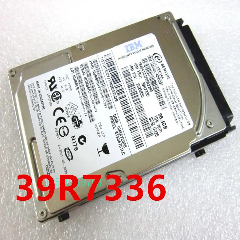 IBM 36.4GB 80 핀 SCSI 2.5 인치 10000RPM 8MB 서버 HDD 40K1037 39R7336 26K5835 하드 거신
