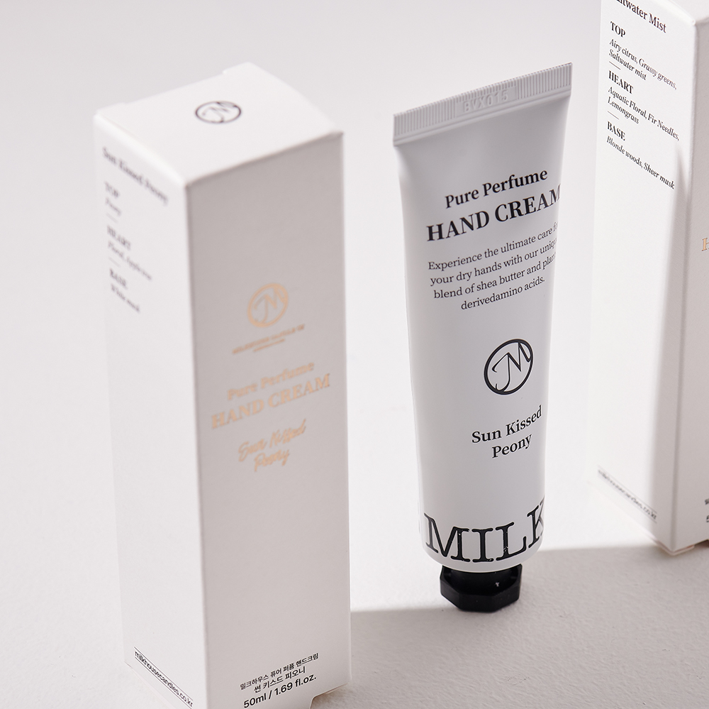 [밀크하우스] 비건 퍼퓸 핸드크림 50ml 시원한 머스크 시트러스 향 솔트워터미스트 - 상세 이미지 2