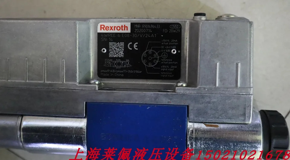 Rexroth REXROTH 비례 밸브 독일 4WREE6E08-3X/V/24A1 R901496433