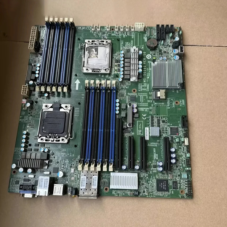 M-S-I 지원 서버 마더보드 10G 듀얼기가비트 네트워크 카드 MS-S0591 V2