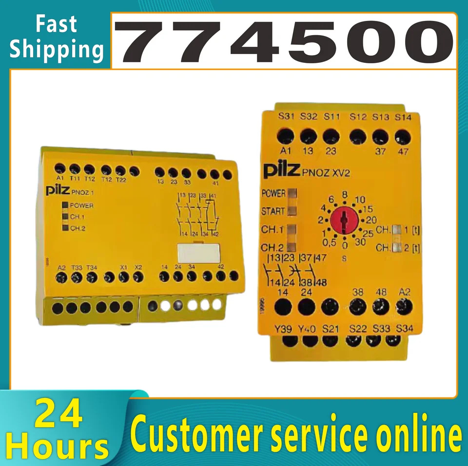 오리지널 Pilz 안전 릴레이 PNOZ XV2 774500 774508 774502 774504