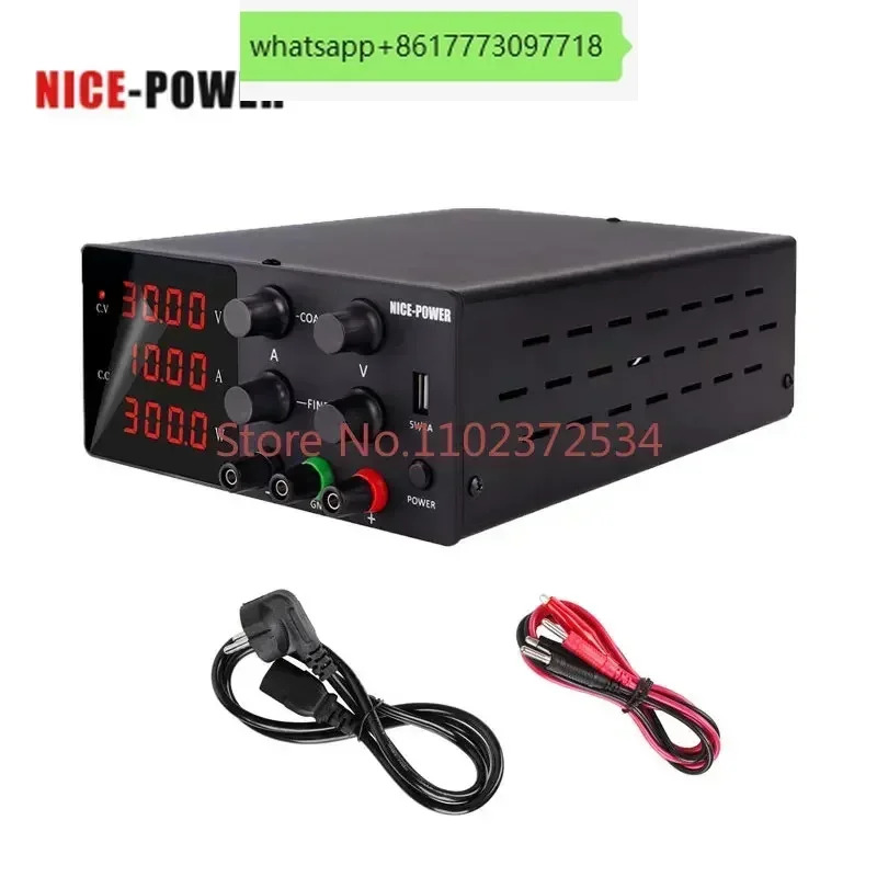 좋은 전원 SPS-W3010 공장 공급 핸드폰 수리 블랙 디스플레이 실험실 조정 가능0 30V Dc 전원공급장치
