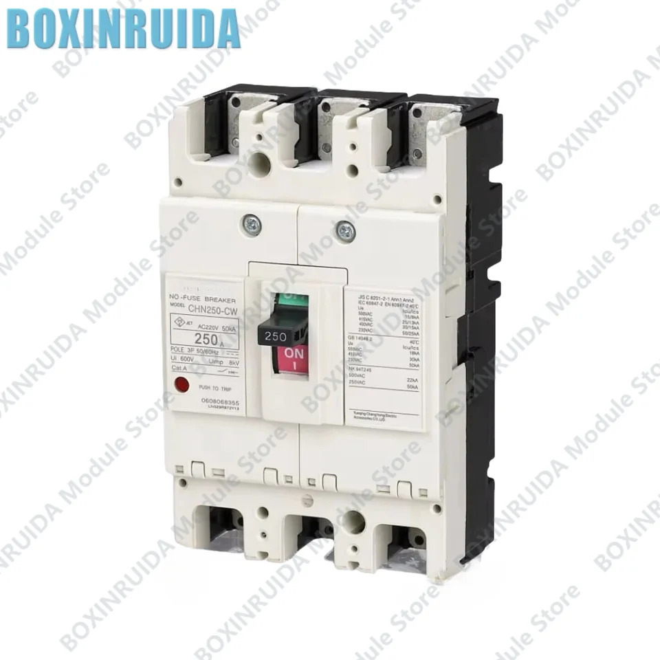 오리지널 몰드 케이스 회로차단기 NF250-CW 3P 125A 150A 175A 200A 225A 250A 신