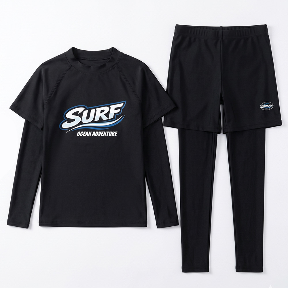 오르웨인 남아 래쉬가드 세트 주니어 생존수영 3종 SURF - 상세 이미지 2