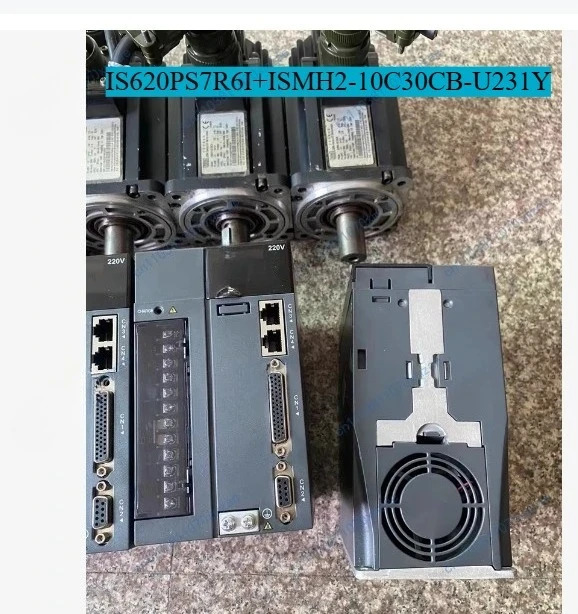1PSIS620PS 시리즈 서보 세트 드라이브 IS620PS7R6I 모터 ISMH2-10C30CB-U231Y 1KW 3.18Nm 3000rpm.