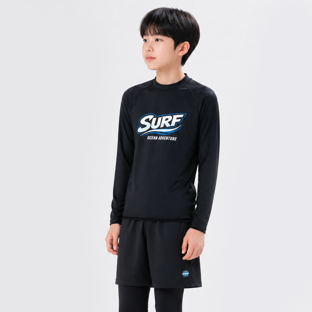 오르웨인 남아 래쉬가드 세트 주니어 생존수영 3종 SURF - 상세 이미지 5