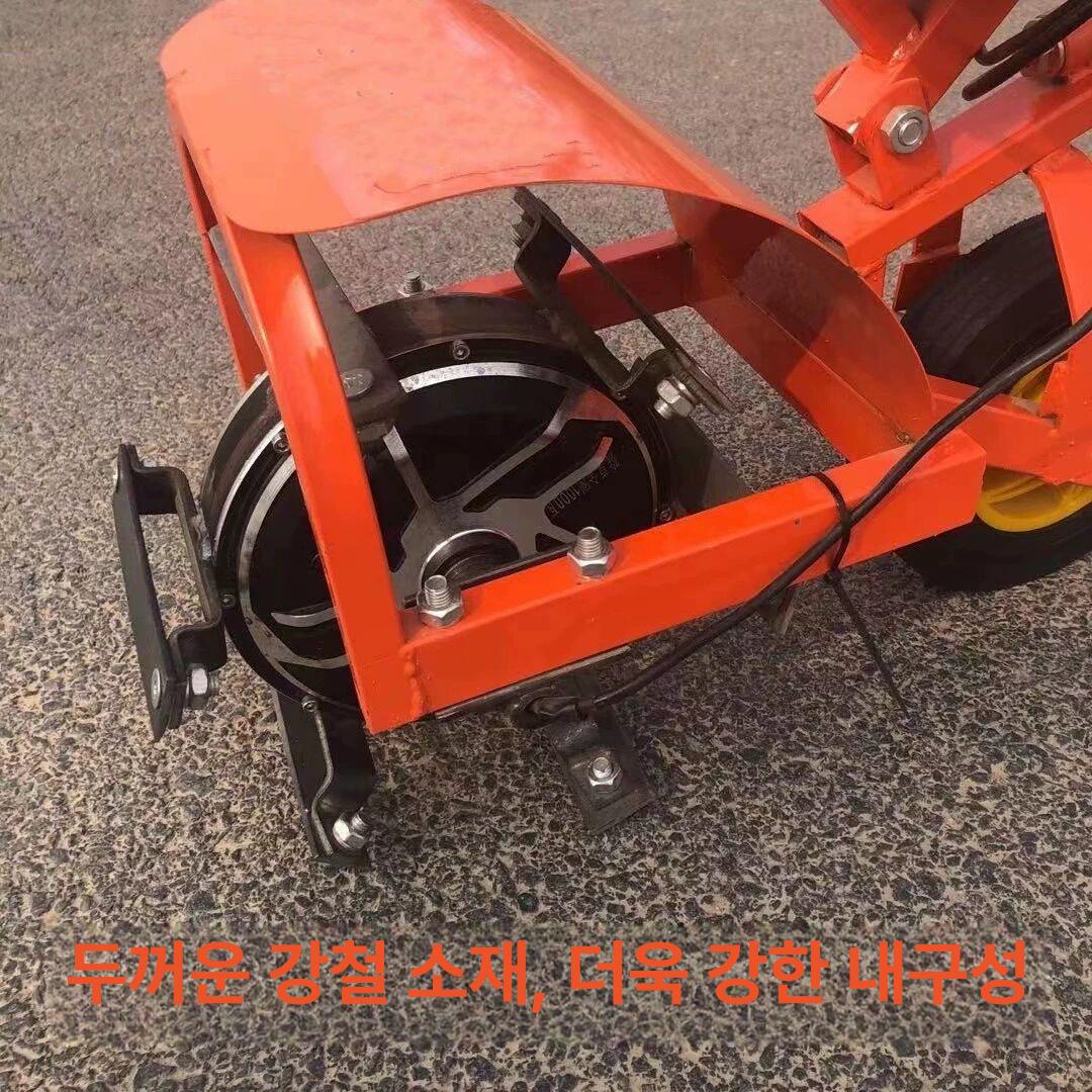 제초기 소형 텃밭관리기 밭갈이 로타리 가솔린 쟁기 농업 전기관리기 블레이드 밭가는 - 상세 이미지 4