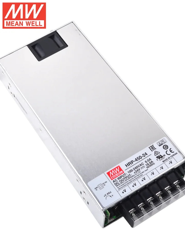 HRP-450 Mingwei 스위칭 전원공급장치 PFC 기능 450W 12V 24V 36V 48V 3.3 V 5/7 5/15