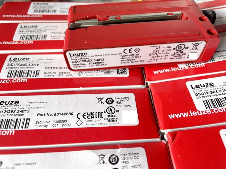 Laoyice LEUZE 슬롯형 투명 라벨 감지 GSU12/G6X.3-M12 GSU12/6GX.3-M12