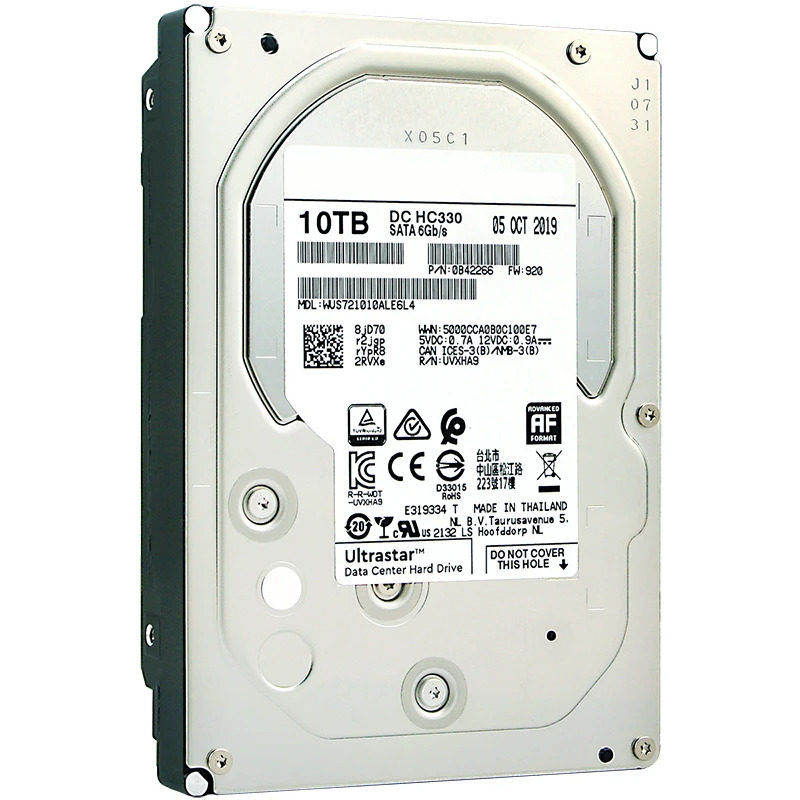 WUS엔터프라이즈급 HDDWD 10TB 3.5 SATA 6 Gb/s 256MB 7200RPM새 원본 하드 드라이브 721010 ALE6L4