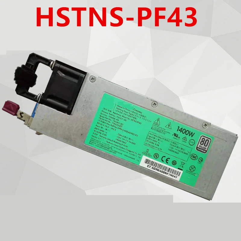 hp호환 DL388G9 PSU 1400W 전원공급장치 HSTNS-PF43 720620-B21 754383-001 733427-001 신