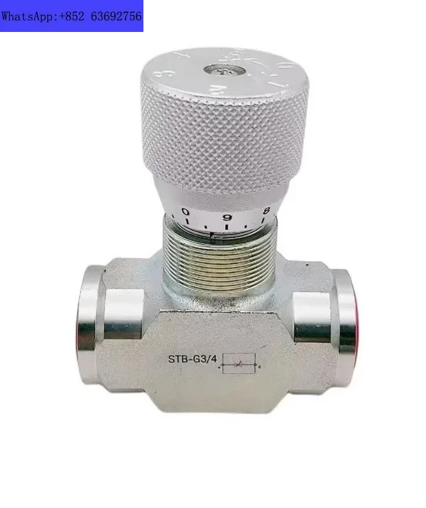 단방향 스로틀 밸브 STU-G1/4 STB-G3/8 2VRFU VRFB 400S600 양방향 오일 실린더 속도조절