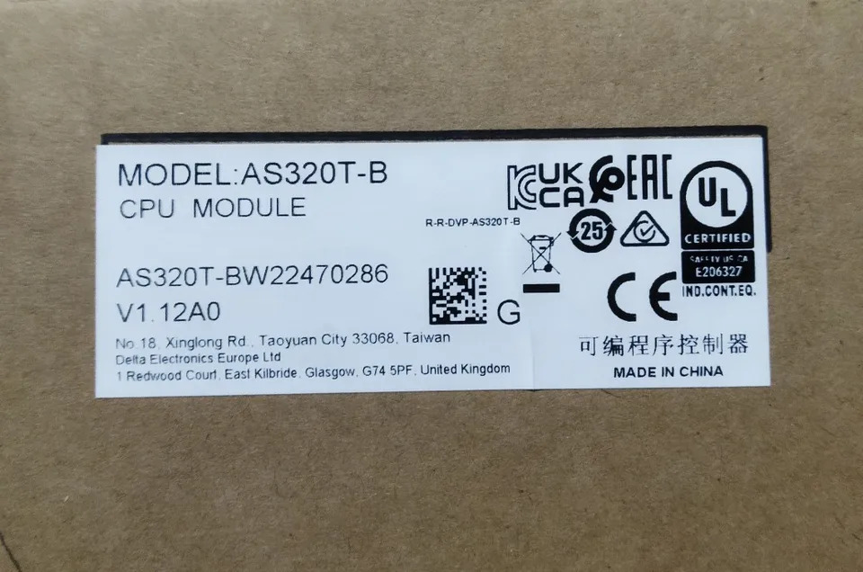 델타 AS320T-B 프로그래밍 컨트롤러 신